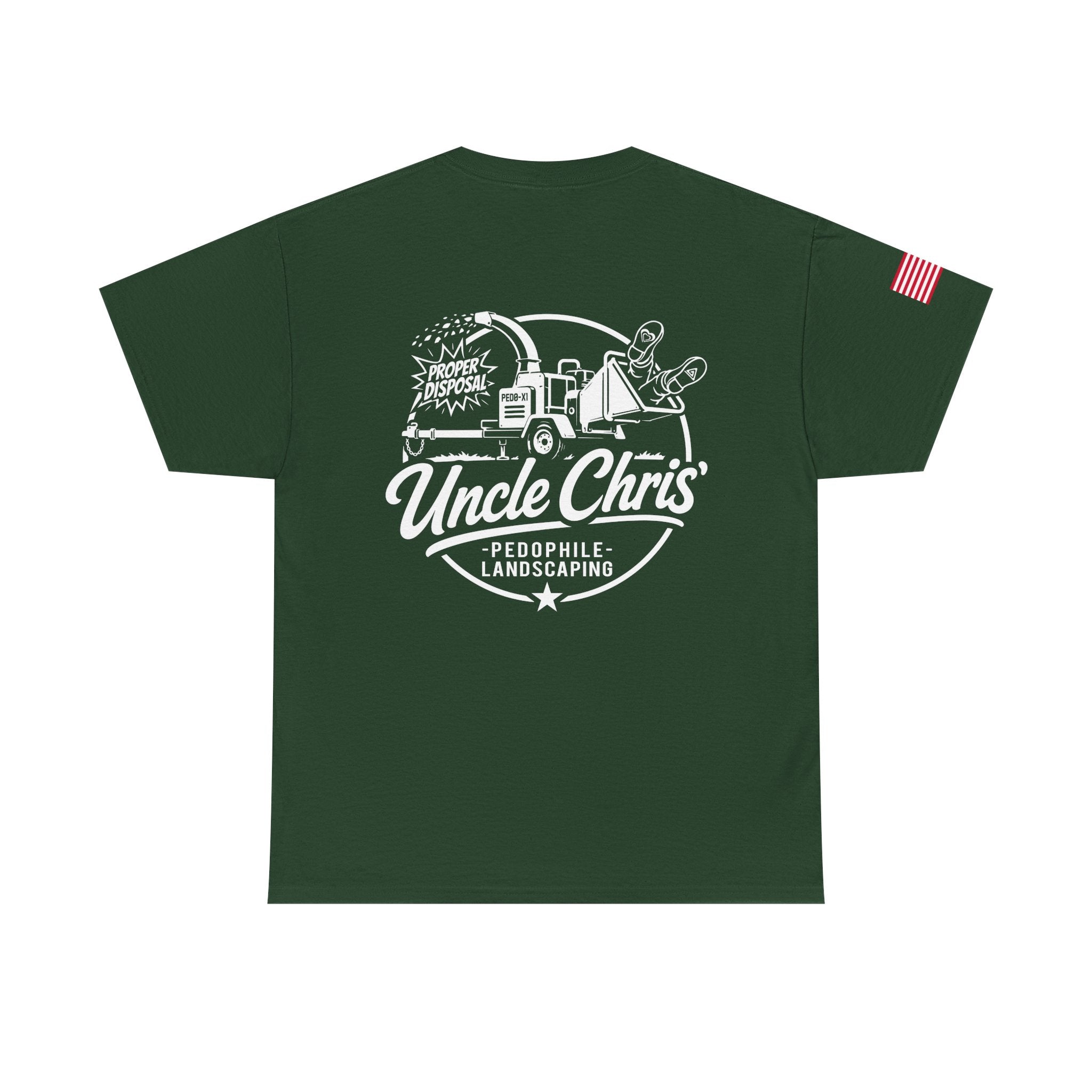 Uncle Chris Landscaping T‑Shirt — Vintage Work Truck Lawn Care Tee
