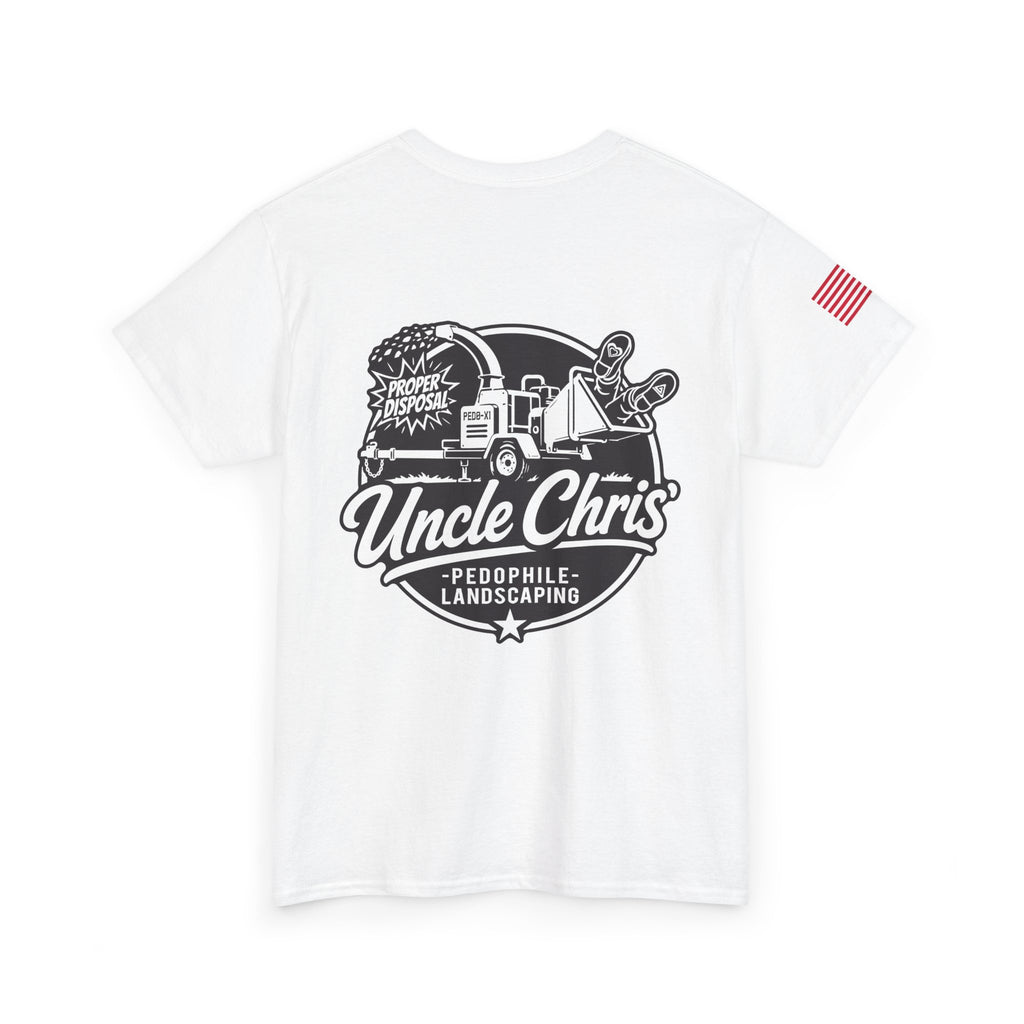 Uncle Chris Landscaping T‑Shirt — Vintage Work Truck Lawn Care Tee