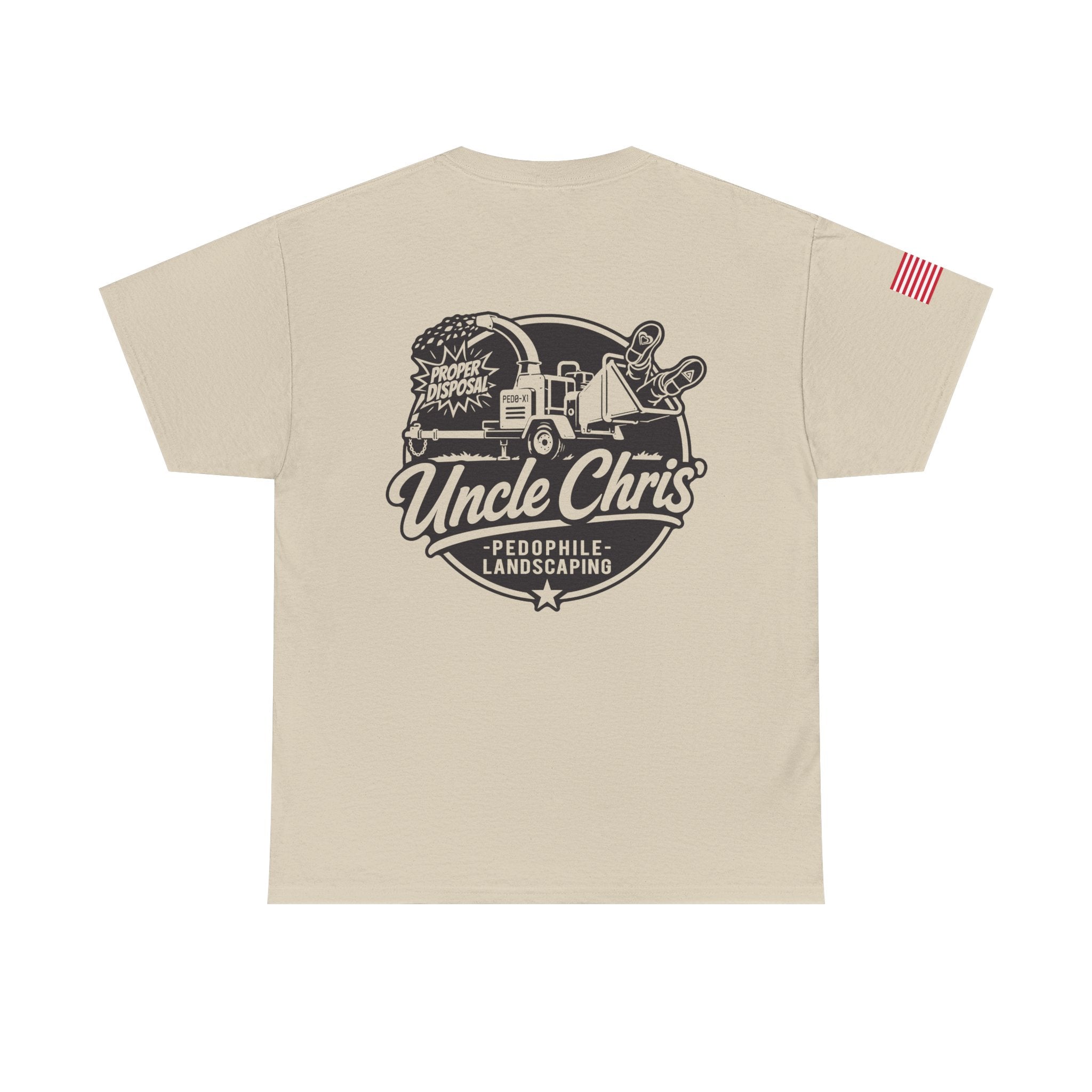 Uncle Chris Landscaping T‑Shirt — Vintage Work Truck Lawn Care Tee