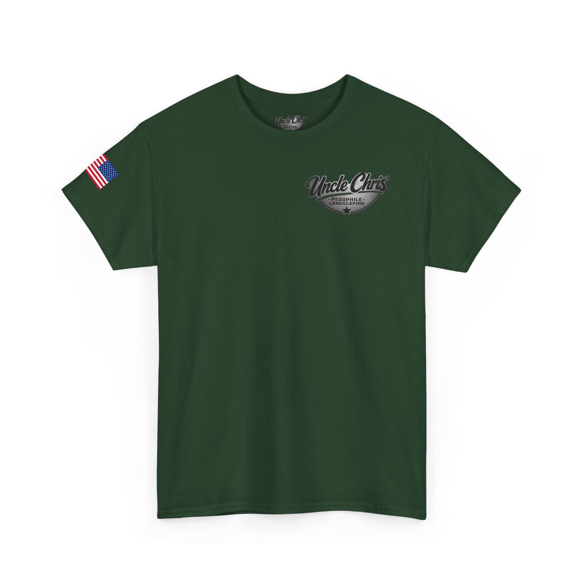 Uncle Chris Landscaping T‑Shirt — Vintage Work Truck Lawn Care Tee