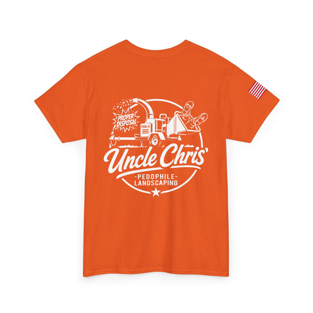 Uncle Chris Landscaping T‑Shirt — Vintage Work Truck Lawn Care Tee