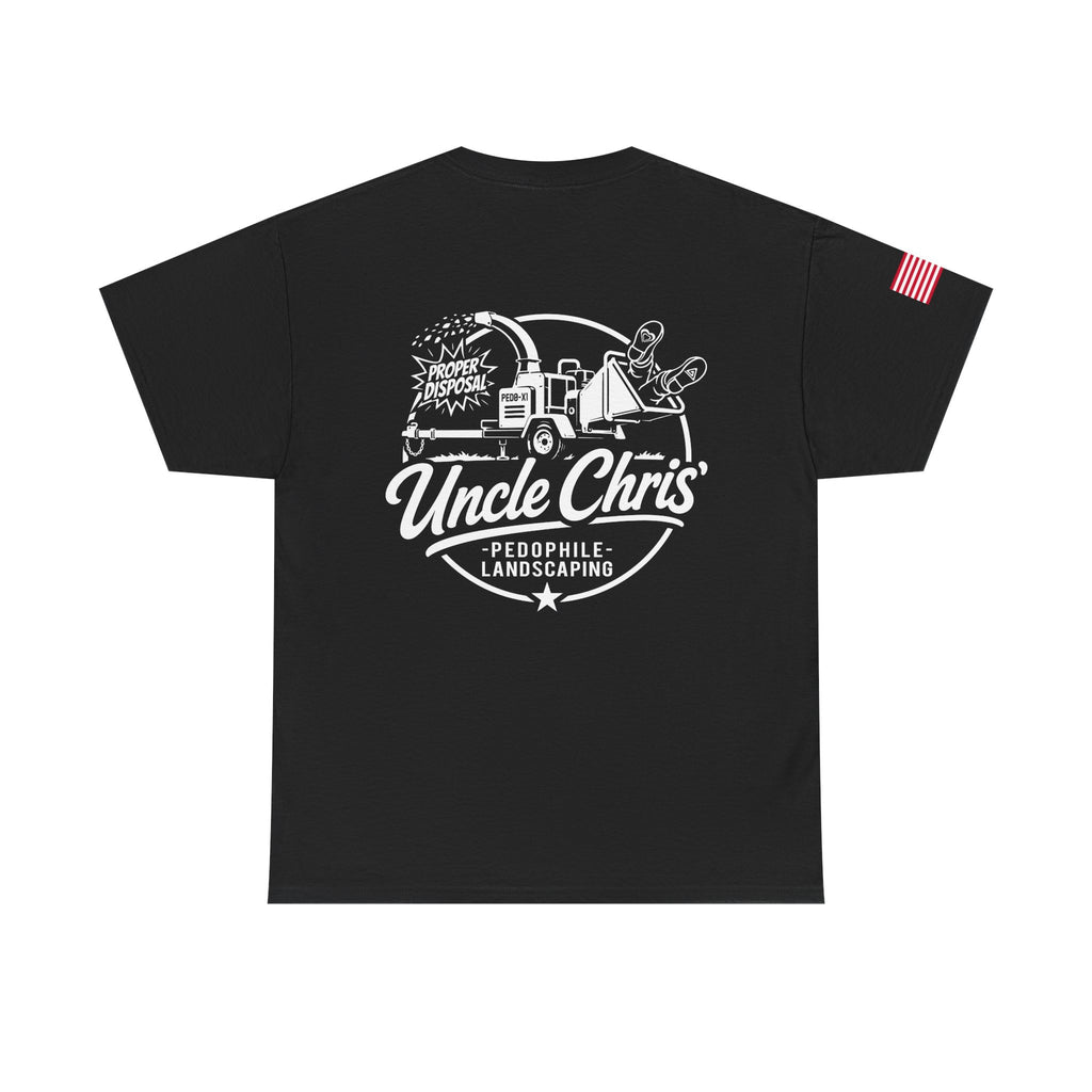 Uncle Chris Landscaping T‑Shirt — Vintage Work Truck Lawn Care Tee