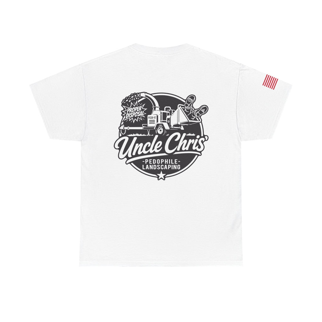 Uncle Chris Landscaping T‑Shirt — Vintage Work Truck Lawn Care Tee