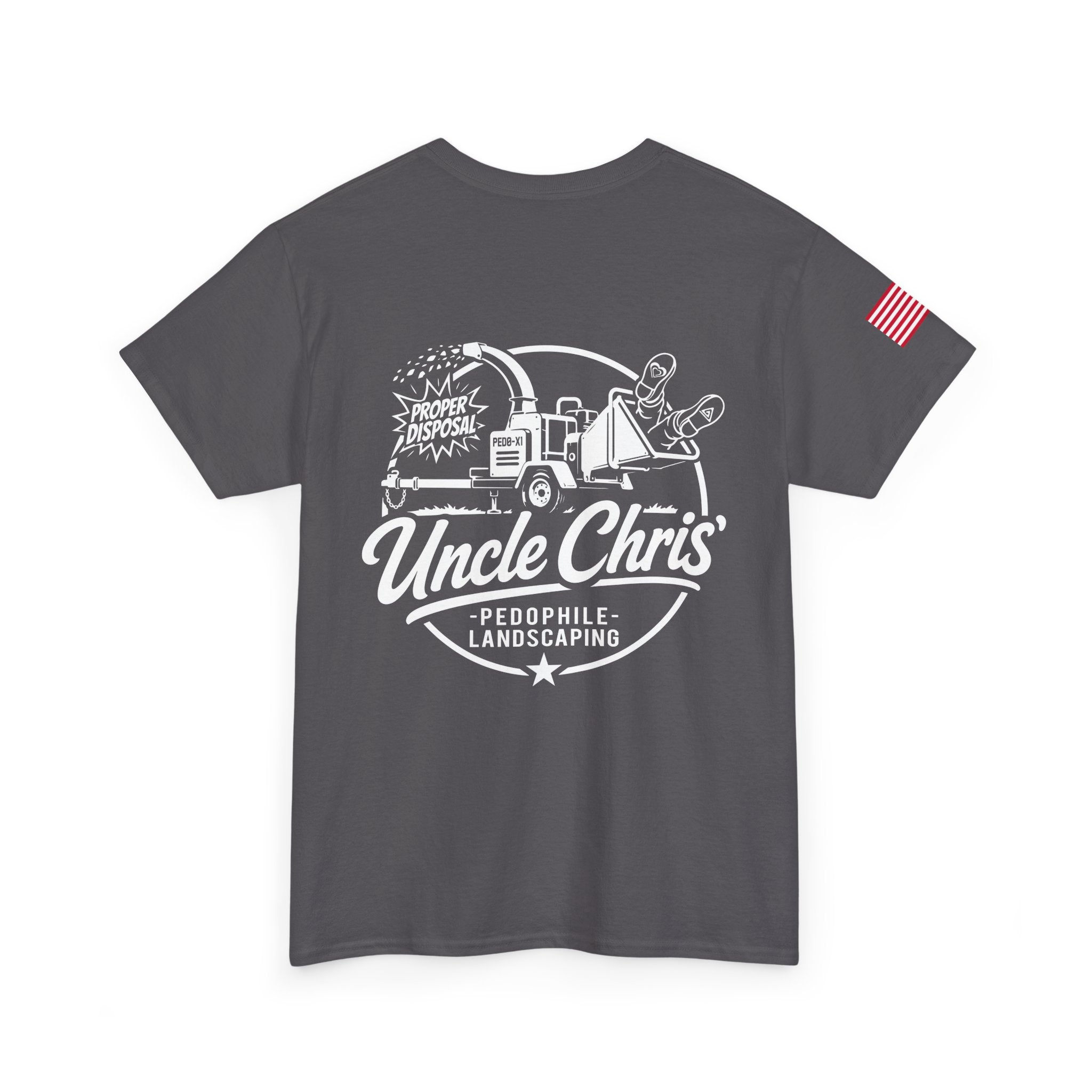 Uncle Chris Landscaping T‑Shirt — Vintage Work Truck Lawn Care Tee