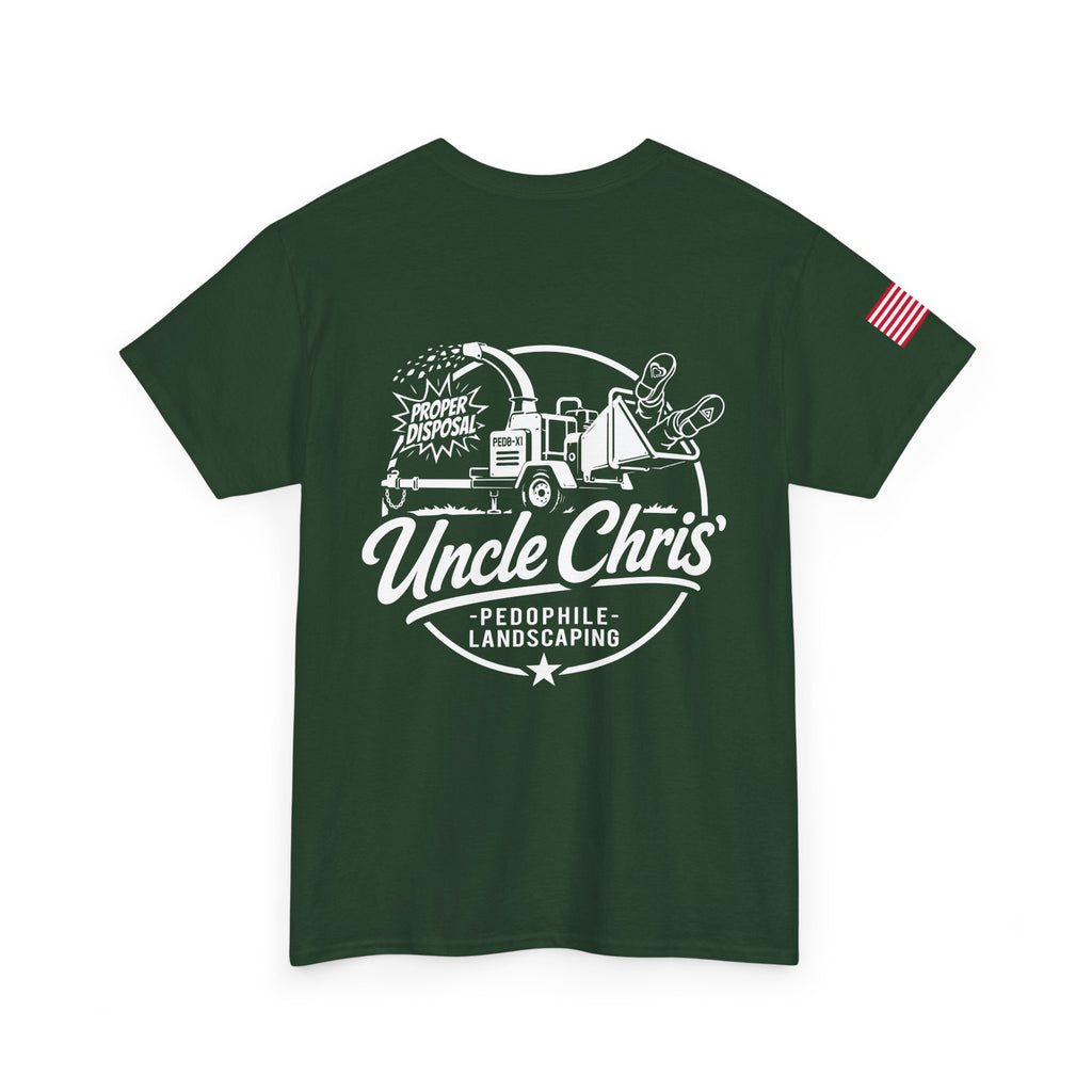 Uncle Chris Landscaping T‑Shirt — Vintage Work Truck Lawn Care Tee