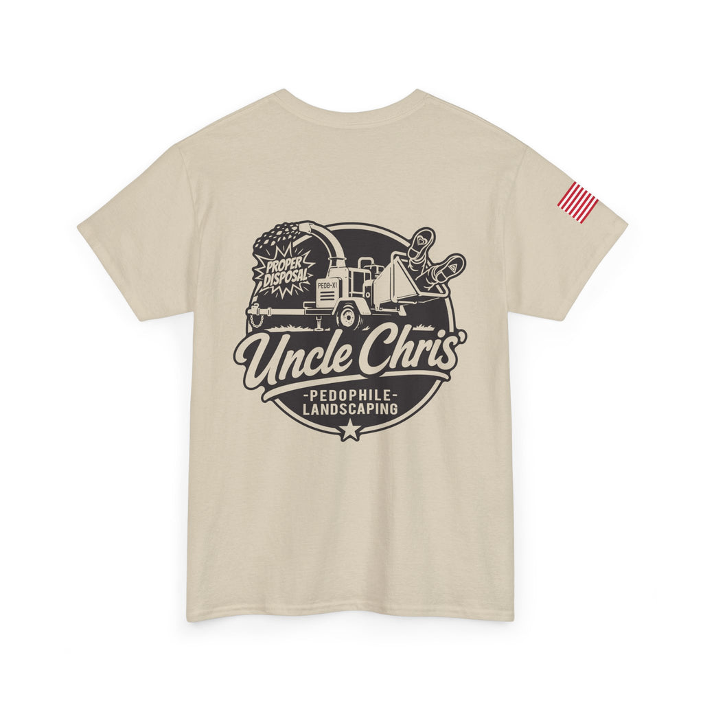 Uncle Chris Landscaping T‑Shirt — Vintage Work Truck Lawn Care Tee