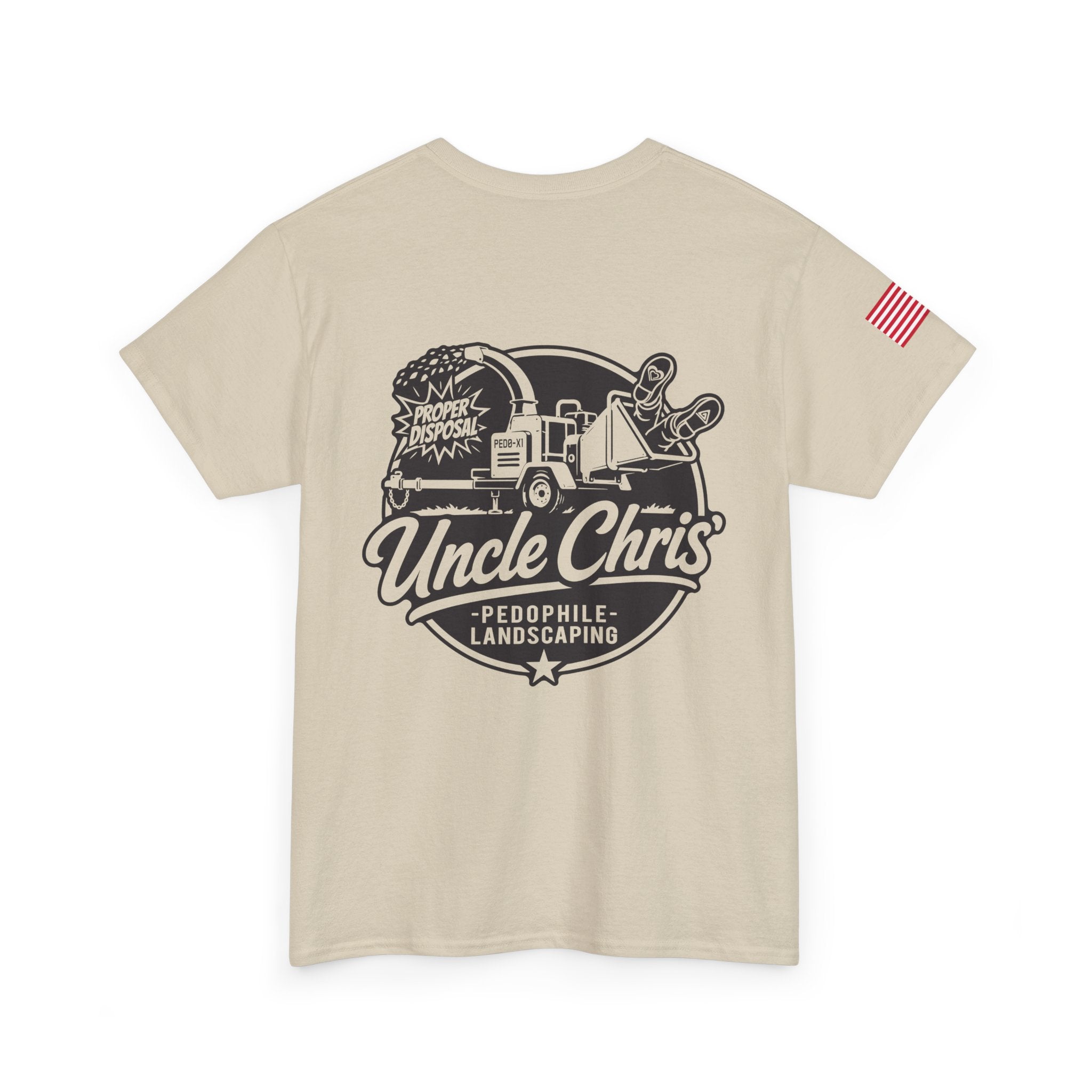 Uncle Chris Landscaping T‑Shirt — Vintage Work Truck Lawn Care Tee
