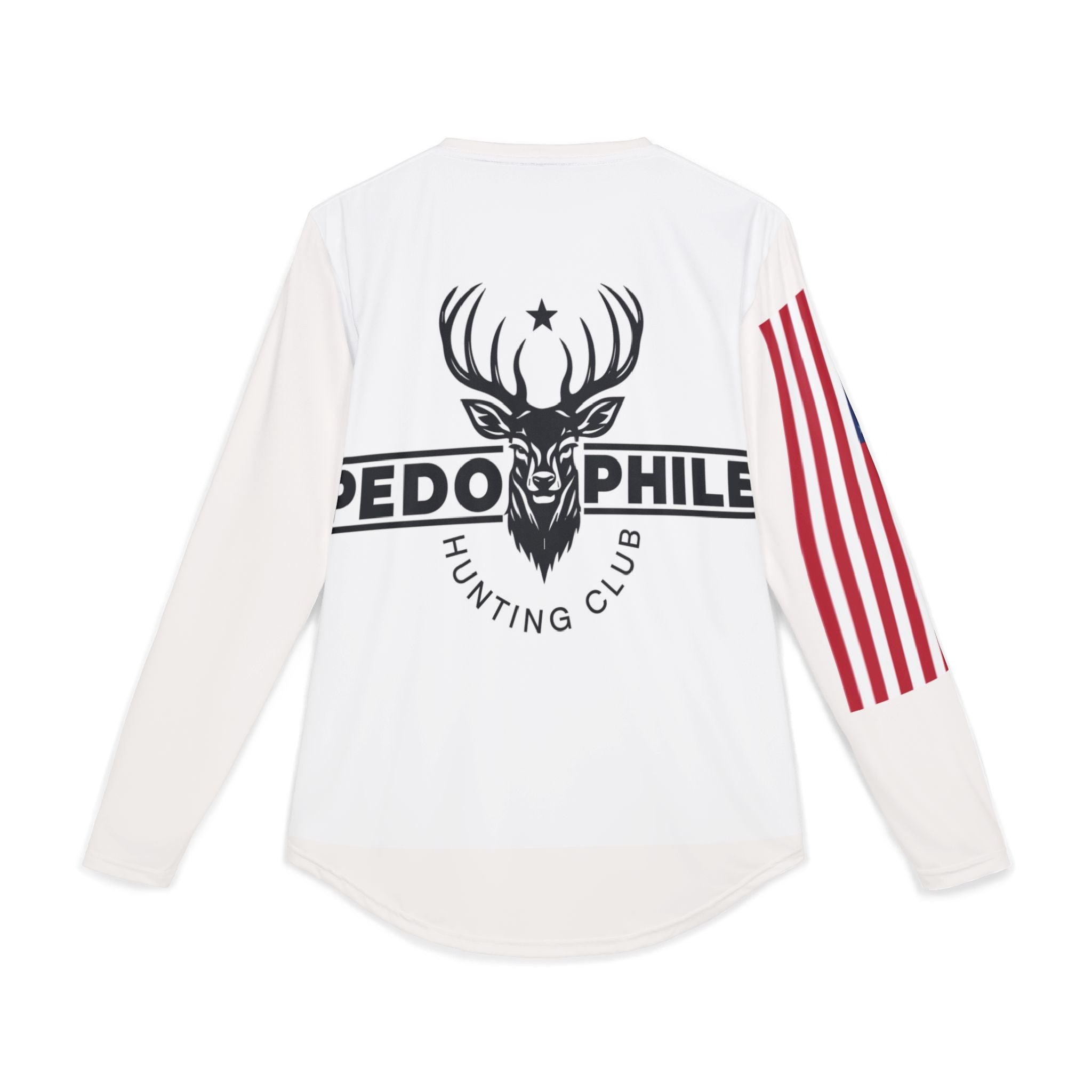 Men's UV Protection Long Sleeve Shirt — "Pedophiles Are Bad So Are UV Rays" Graphic