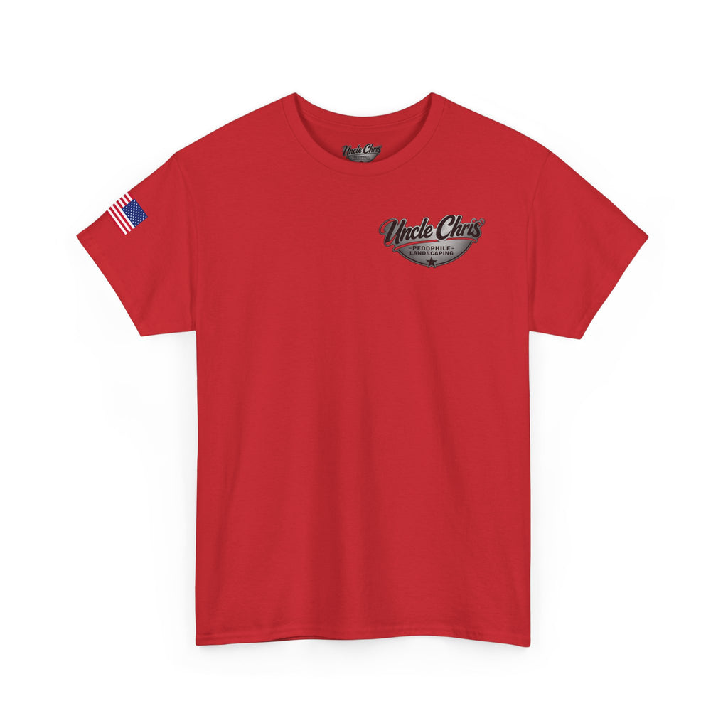 Uncle Chris Landscaping T‑Shirt — Vintage Work Truck Lawn Care Tee