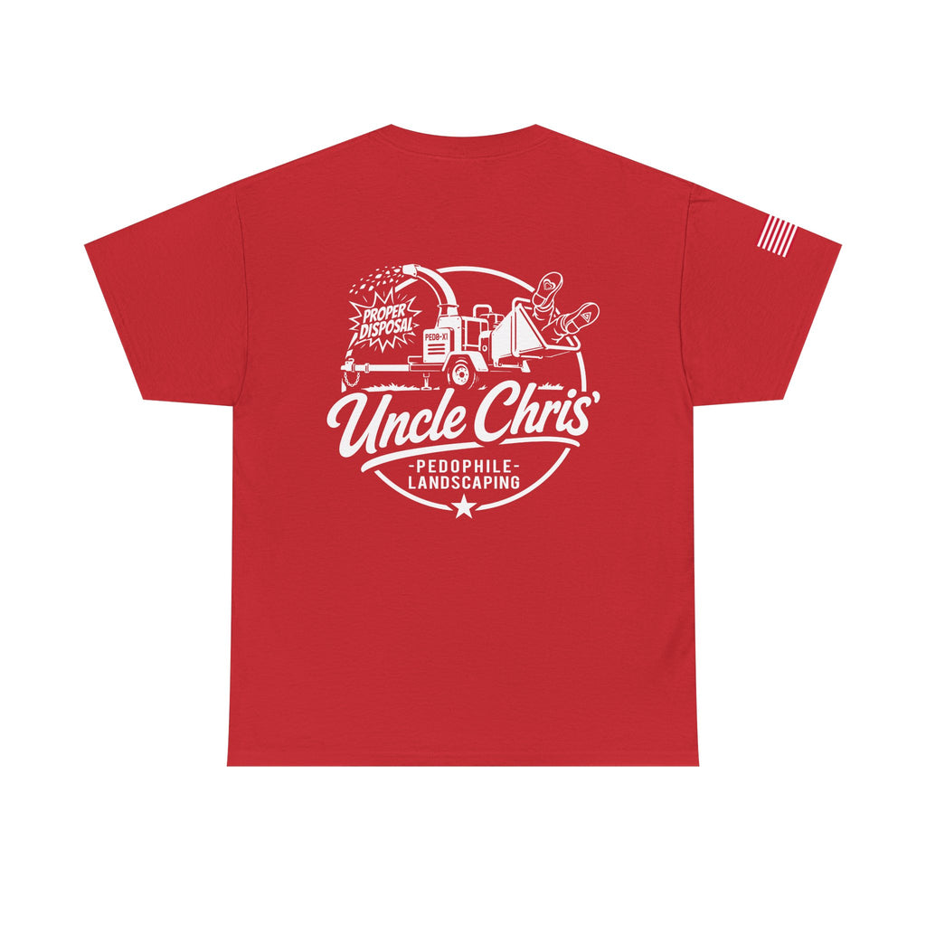 Uncle Chris Landscaping T‑Shirt — Vintage Work Truck Lawn Care Tee