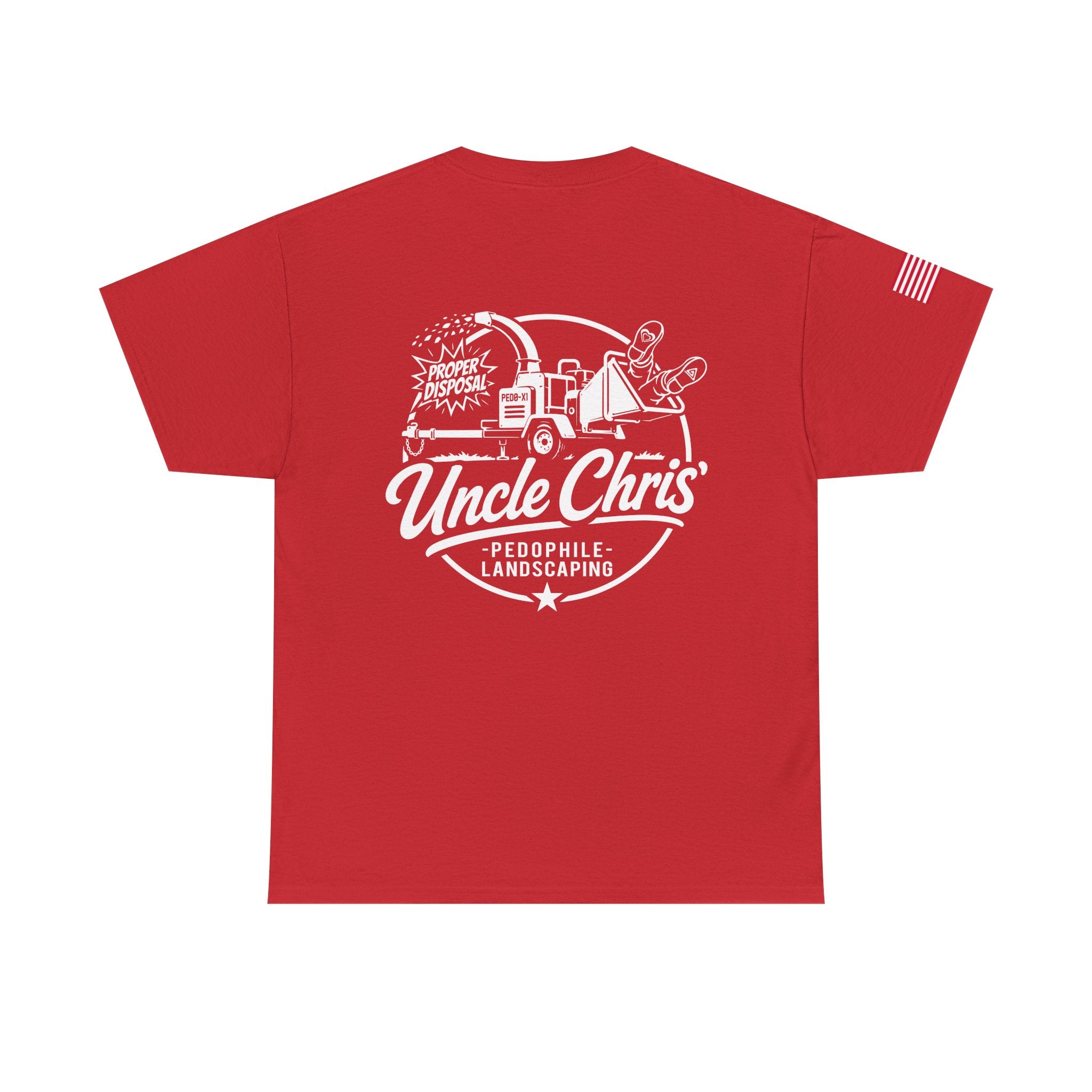 Uncle Chris Landscaping T‑Shirt — Vintage Work Truck Lawn Care Tee