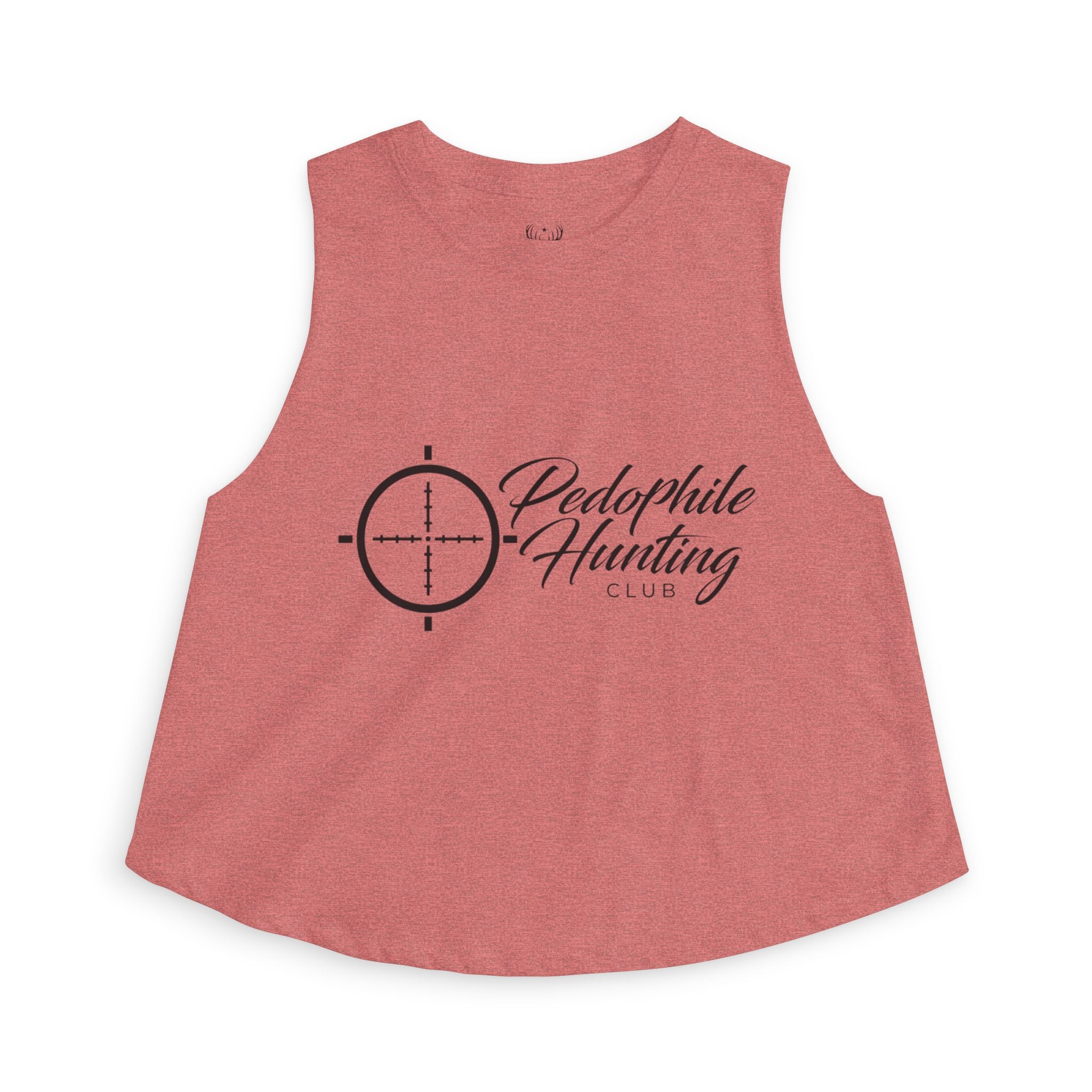 Crop Top — “Pedophile Hunting Club” Graphic