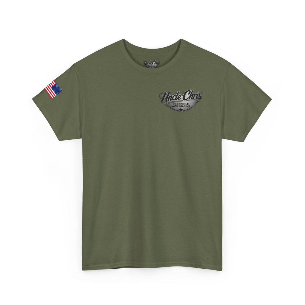 Uncle Chris Landscaping T‑Shirt — Vintage Work Truck Lawn Care Tee