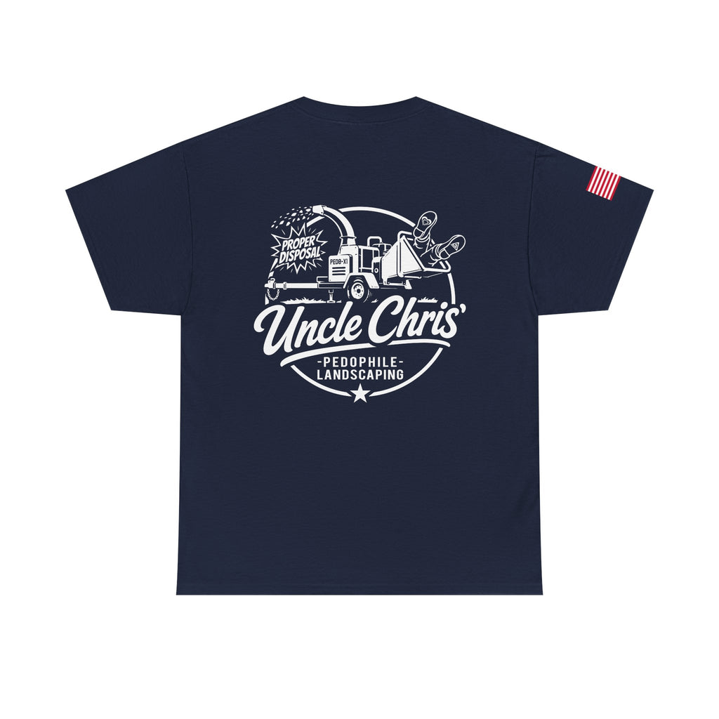 Uncle Chris Landscaping T‑Shirt — Vintage Work Truck Lawn Care Tee