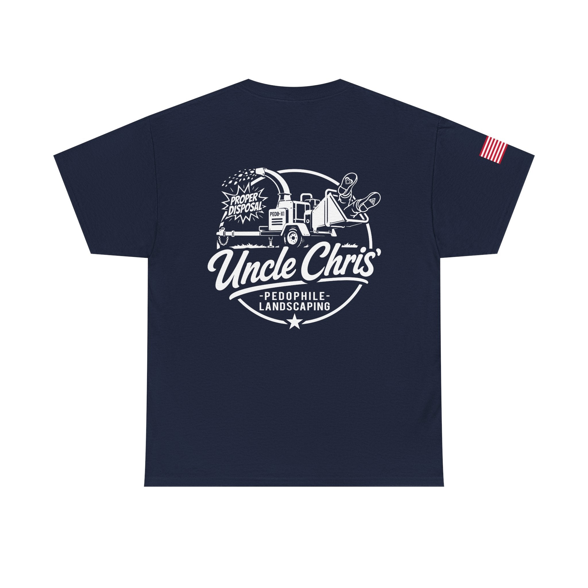Uncle Chris Landscaping T‑Shirt — Vintage Work Truck Lawn Care Tee