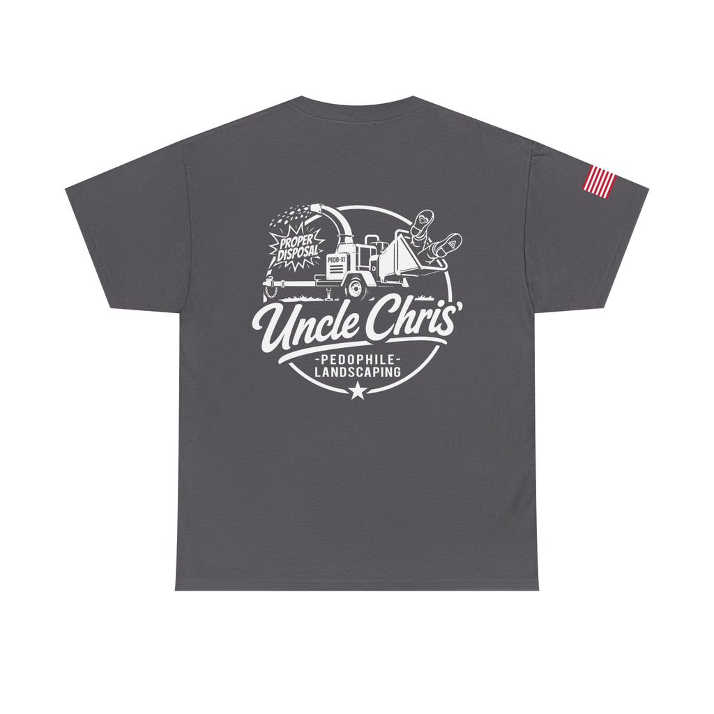 Uncle Chris Landscaping T‑Shirt — Vintage Work Truck Lawn Care Tee