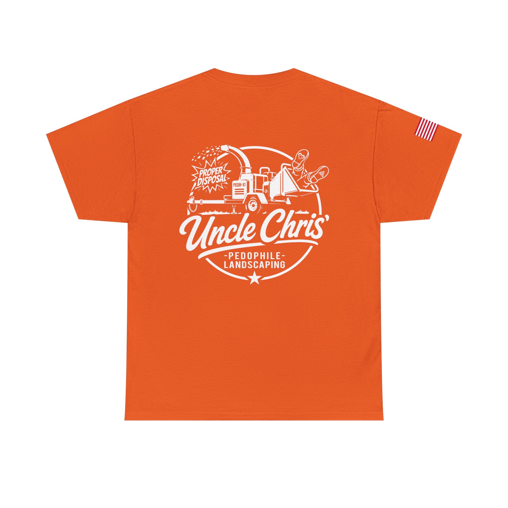 Uncle Chris Landscaping T‑Shirt — Vintage Work Truck Lawn Care Tee