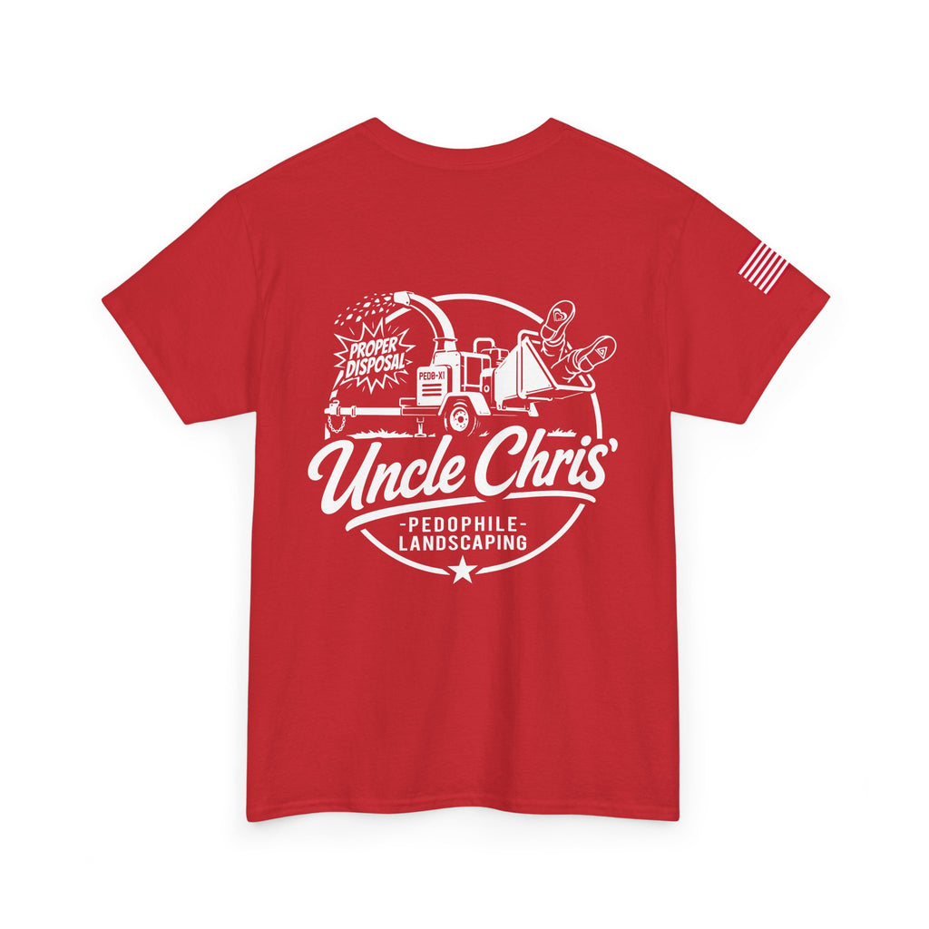 Uncle Chris Landscaping T‑Shirt — Vintage Work Truck Lawn Care Tee
