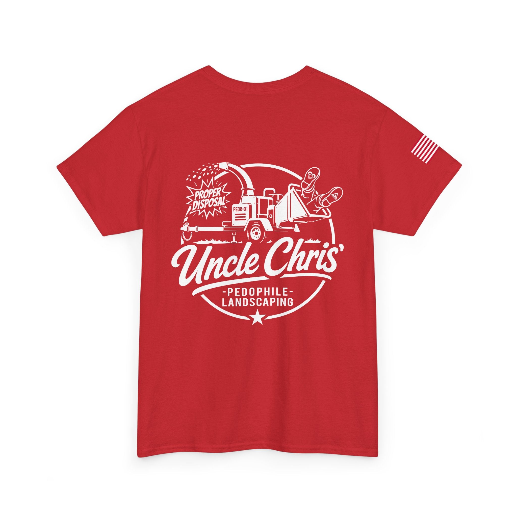 Uncle Chris Landscaping T‑Shirt — Vintage Work Truck Lawn Care Tee