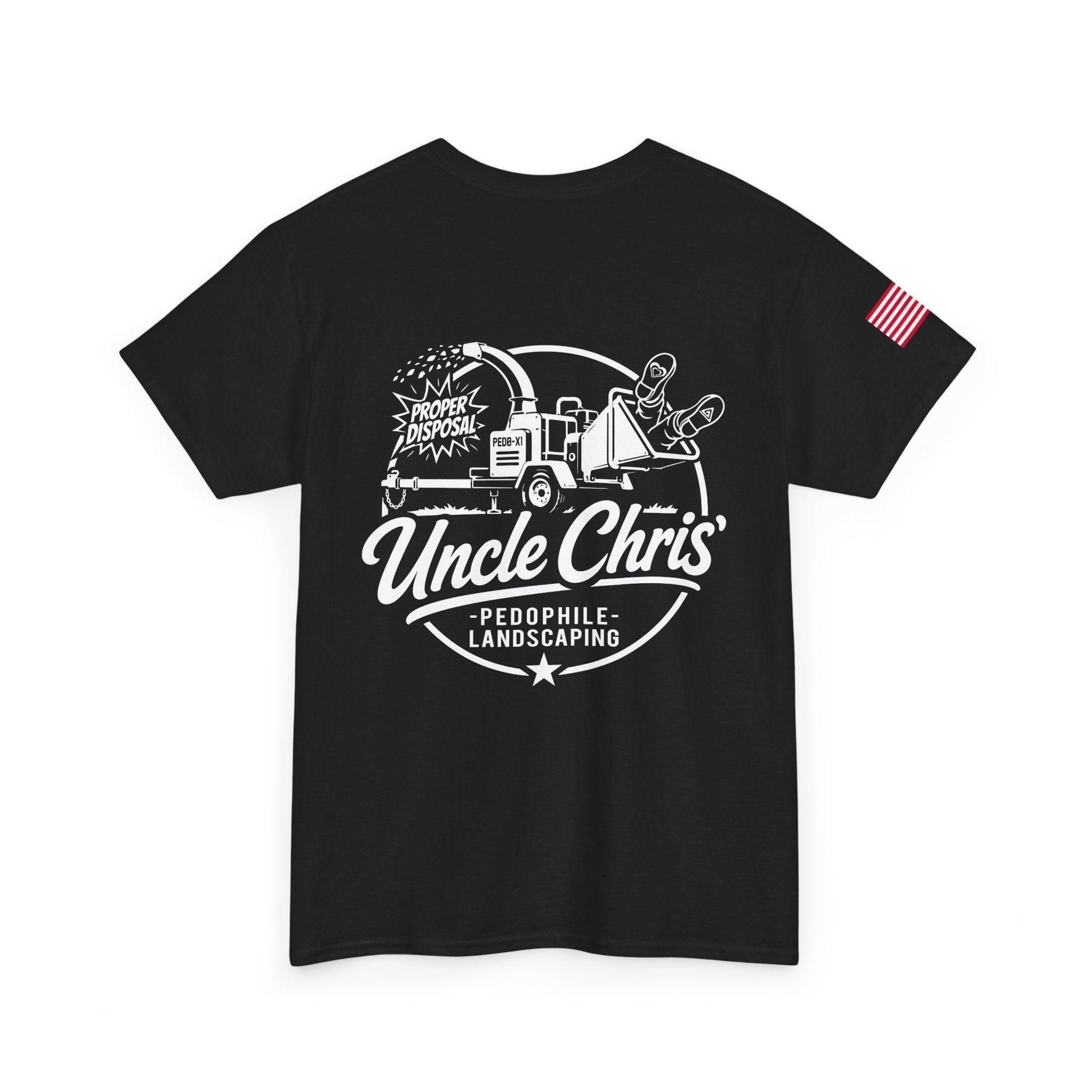 Uncle Chris Landscaping T‑Shirt — Vintage Work Truck Lawn Care Tee